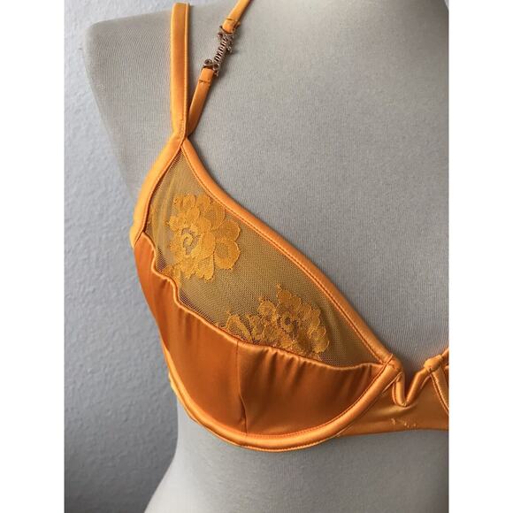 Savage X Fenty Lingerie Strap Up Lace Underwire Plunge Bra FLAW - Picture 5 of 12